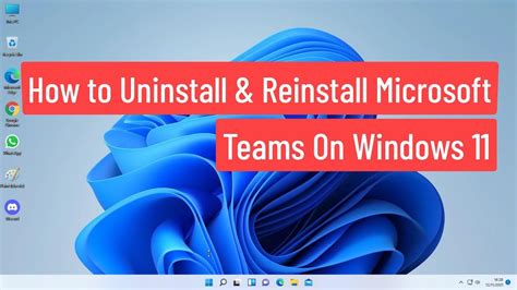 uninstall teams windows 11